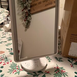 iHome White Bluetooth Vanity Mirror